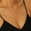 Estilo Popular Transfronteiriço Europeu e Americano Conjunto de Colar e Pulseira de Moda Longa com Pingente de Sol e Lua de Alta Qualidade para Mulheres