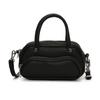 Bolso Bowling de Mano Coreano con Textura de Guijarros para Mujer 2025 Nuevo Moderno Moda de Primavera Bolso Cuadrado Pequeño Bolso Cruzado Versátil