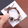 Goma para el Cabello Estilo Chanel Vintage para Mujer, Versión Coreana Sencilla, Diadema de Moda, Cuerda para el Cabello de Alta Elasticidad Estilo Ins Coreano Accesorio para el Cabello