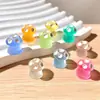 Accesorios de Resina de Setas Pequeñas de Colores que Brillan en la Oscuridad Pegamento Cremoso Decoraciones DIY Paisaje en Miniatura Escritorio Coche Mini Adornos