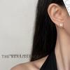 Pendientes de Perla de Vidrio Retro Franceses Vintage de Alta Calidad Lujo Accesible Pendientes de Gama Alta Pendientes Elegantes de Lujo Accesible para Mujer