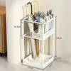 Estante para guardar paraguas, perchero para paraguas, gancho de almacenamiento, soporte para paraguas, estante de almacenamiento de pared para la entrada del hogar