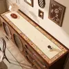Mantel Individual Retro Estilo Americano, Mantel de Mesa de Lujo Ligero de Gama Alta, Tapete Protector para Encimera de Mueble de TV, Tapete Anti-Suciedad para Zapatero