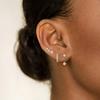 Pendientes geométricos de moda europea y americana, pendientes de nicho de moda, pendientes que combinan con todo, pendientes de traje, pendientes de tres piezas