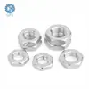 Suministro en stock acero inoxidable 304 tuerca hexagonal delgada DIN439 M4M6M8M10M12 tuerca hexagonal delgada de seguridad