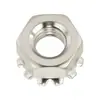 Tuerca de seguridad autoblocante antideslizante de acero al carbono tipo K grado 4.8, tapa de tornillo hexagonal exterior, engrosada m3m4m5m6m8m10