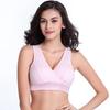 Roupa íntima para gestantes, tipo colete, sem anel de aço, sutiã para amamentação cruzada, confortável para grávidas e maternidade, sutiã para dormir, não equipado com almofada para seios