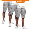 Amazon 2026 Calça Cargo Esportiva de Verão Masculina Nova Versátil Moda Estilo Americano Tendência Shorts Multicor em Estoque