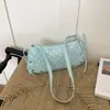 Lujo ligero moda callejera gran capacidad elegante lunares 2026 portátil de mano axila hombro cuadrado pequeño bolso para mujer