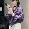 Chaqueta corta de mujer 2026 primavera nueva gama alta estilo europeo corte ancho manga plisada con cremallera patchwork celebridad de internet chaqueta de aviador