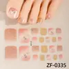 Pegatinas de Uñas de Pie de Dibujos Animados Impermeables Verano Imitación Diamante Polvo de Cebolla para Uñas Artísticas Lindas para Niños Mujeres Embarazadas Pegatinas para Pies Personalizadas