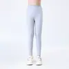 Leggings de Seda de Leite para Meninas Primavera e Verão Finos Calças de Bebê Elásticas Infantis Slim-Fit Estampadas Transfronteiriças Calças para Crianças Pequenas
