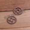 Accesorios de Aleación de 3 Colores al por Mayor Colgante de Engranaje Steampunk para DIY Material para Pulsera Hecho a Mano de 31 mm