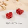Accesorios de Cinabrio de Alto Contenido Emperador Sha Fu Palabra Yuanbao Ruyi Hecho a Mano DIY Abalorios Pulsera Collar Accesorios