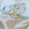 Aretes de Pin de Plata 925 de Perla Natural de Agua Dulce Zhuji de 5-7MM Micro-incrustados con Zirconia Aretes Avanzados de Múltiples Cuentas