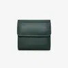 Billetera corta de piel de vaca de capa superior, monedero compacto para mujer para comercio transfronterizo, tarjetero y monedero de alta gama, disponible para venta al por mayor