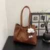 Bolsa de Grande Capacidade Feminina 2026 Nova Tendência Moda Alta Aparência Bolsa Tote Bolsa de Ombro Bolsa de Trabalho Maillard Bolsa Feminina