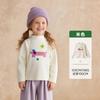 Roupas Infantis Amila 2026 Nova Coleção Outono Inverno Camiseta Artística com Estampa de Desenho Gola Redonda para Meninas Camiseta Básica Casual Infantil