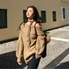 Suéter grueso de punto sin hombros de corte holgado para mujer, nuevo estilo otoño e invierno, top de punto sin hombros en algodón gris