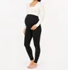 Leggings de maternidade, estilo fino de verão, não restritivos, adequados para usar fora, calças cropped de maternidade de modal, tamanho grande, calças de maternidade estilo casual