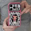 Funda de Teléfono Hibisco de Dibujos Animados Manzana de Jade Pequeña Aplicable a iPhone 15 Apple 17/18 PROMAX Anticaídas Cobertura Total