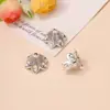 Pendientes Colgantes de Sombrero con Borla Plateada de Xizang Accesorios de Joyería Accesorios de Joyería DIY Plata Antigua Aleación Vintage Flor de Toro Sombrero