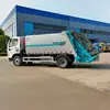Camión compactador de basura híbrido enchufable de 10 metros cúbicos, equipado con recolección de lixiviados y vehículo sanitario de recolección y transporte de residuos municipales