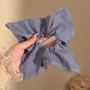 Pañuelo Cuadrado con Lunares Crema y Lazo, Goma para el Cabello para Mujer, Cuerda para el Cabello Versátil Estilo Bosque de Alta Gama, Banda de Goma Duradera, Diadema de Intestino Grueso