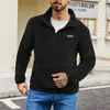 Popular Sudadera Suelta de Otoño e Invierno para Hombre de Amazon Talla Europea Manga Larga Cuello Alto Media Cremallera Ropa para Hombre
