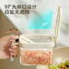 Juego de Frascos para Especias para Cocina Casera, Recipientes de Vidrio para Condimentos, Botella de Condimento MSG, Tarro de Sal, Caja de Almacenamiento