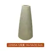 Estilo retro pastoral simple jarrón de cerámica gres texturizado adornos para arreglos florales hogar sala de estar alto valor de color manualidades