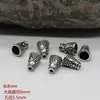 Accesorios de tres vías directo de fábrica Cabeza de torre de aleación de plata de Tíbet Stupa Accesorios DIY una variedad de opcionales