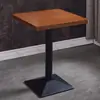 Mesas de Restaurante em Madeira Maciça, Econômicas Comerciais para Lanchonete, Loja de Macarrão, Café, Loja de Chá com Leite, Mesa Pequena Redonda Quadrada