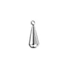 Aço Inoxidável Sólido Cônico Pingente Gota d'Água Argola Brinco Piercing Acessórios para Orelha Colar Pulseira Acessórios DIY