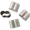 Hebilla de aluminio de 8 palabras con cuerda elástica, directa de fábrica, cable de acero, hebilla de aluminio, clip de cinta, hebilla de aluminio plana, hebilla de aluminio engrosada tipo O.