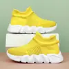 Zapatos Deportivos Infantiles para Cuatro Estaciones, Zapatos Slip-On de Moda y Personalizados para Niñas, Calcetines Infantiles para Niños, Zapatos, Zapatos Casuales de Suela Gruesa