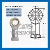 Rótula esférica con rosca interna extremo de barra ojo de pez SI SIL3 4 5 6 8 10 12 14 16 20 conector cilíndrico