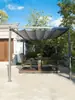 Tenda Pavilhão Toldo Externo Abrigo de Chuva para Pátio Villa Carport de Jardim Treliça de Uva Doméstica Carport de Liga de Alumínio