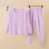Ropa interior de algodón para niños, traje de otoño para bebés, pantalones largos, pijamas grandes para niños y niñas, ropa de hogar, ropa infantil al por mayor