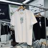 ¡Algodón Sense Sorone! 7A Absorción de Humedad Transpirable para Hombre Deportes al Aire Libre Parte Inferior Cuello Redondo Manga Corta Camiseta de Secado Rápido