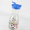 Criativo 1L Brasil panela de leite garrafa de água 1000ml garrafa de suco material PET de grau alimentício logotipo totalmente impresso