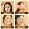 Pente Massageador Multifuncional Quatro em Um, Pente para Meridianos do Couro Cabeludo, Pente de Terapia com Cabeça de Resina, Tratamento para Queda de Cabelo, Ferramenta para Lifting Facial e Raspagem