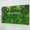 Parede de Plantas Parede de Fundo de Plantas Verdes Decoração de Parede Interna Varanda Cabeça de Porta Tridimensional Gramado Artificial Biônico