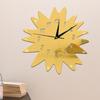 GZ027 Reloj de pared de molino de viento DIY estudio dormitorio sala de estar pared de fondo reloj de pared de espejo acrílico reloj de pared silencioso