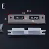 Cerradura de Pestillo Grueso de Acero Inoxidable Hecha a Medida, Accesorios para Cerradura de Puerta, Placa Guía del Cuerpo de la Cerradura, Placa de Pestillo Extendida para Puertas de Madera, Placa Tope