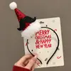 Diadema de Cabeza de Ciervo Linda Transfronteriza Europea y Americana para Mujer 2026 Nuevo Estilo Gorro de Oso Diadema de Astas Accesorios para el Cabello de Navidad