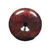 Colgante de hebilla de seguridad de piedra de sangre de pollo al por mayor de fábrica Colgante de anillo de jade de sangre de pollo Anillo Yuping rojo del año de nacimiento de la mujer