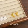 Brincos de pássaro dourado transfronteiriços europeus e americanos Super Fairy Exquisite Fashion High-end Sense Small All-match Brincos femininos para deslocamento diário