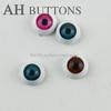 Spot Animal Eye Buckle Colorido Tauchia Eye Botões Pearlescent Brown Botões Multicolor Art Eye Buckle