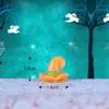 Micro-paisagem carnuda pequenos ornamentos nova lâmpada de abóbora bonito fantasma vampiro criativo chaveiro enfeites de Halloween